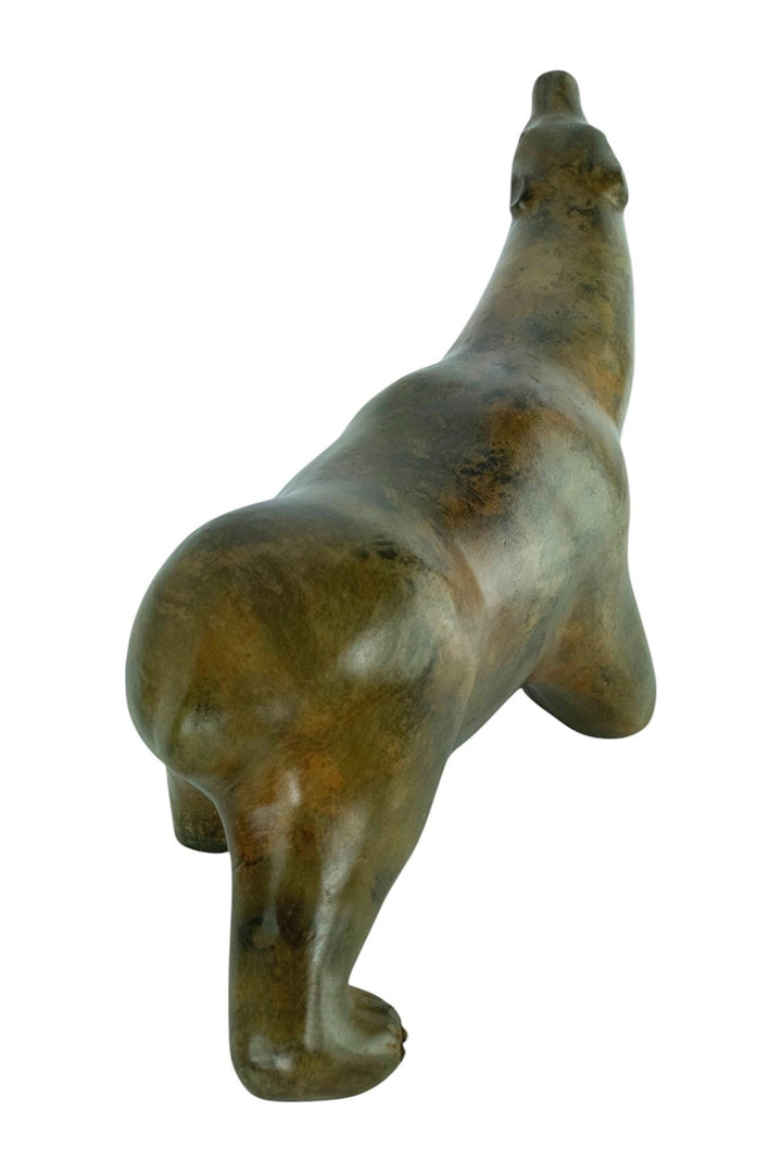 Bronze Polar Bear Sculpture by the Pierre Chenet Foundry Animal Art Statue Bronze Polar Bear Statue French Sculpture Francois Pompon Art