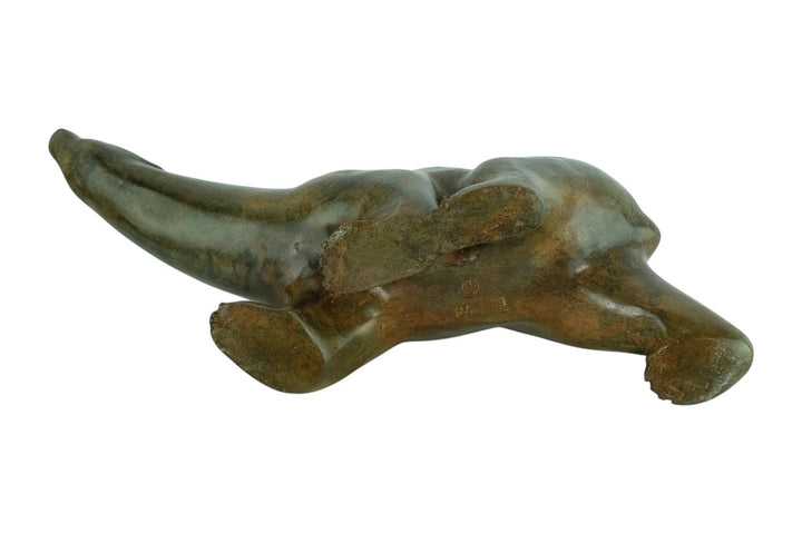 Bronze Polar Bear Sculpture by the Pierre Chenet Foundry Animal Art Statue Bronze Polar Bear Statue French Sculpture Francois Pompon Art