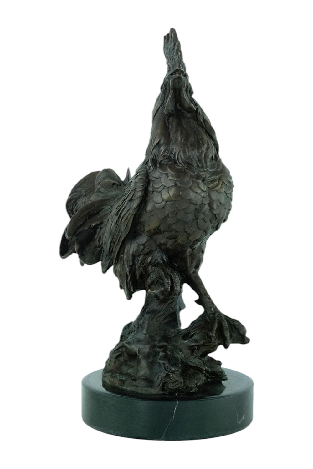 Bronze Sculpture of a Rooster Animal Art Statue Rooster Decoration Animal Sculpture Farm Animal Decoration Hunting Sculpture Animal Art