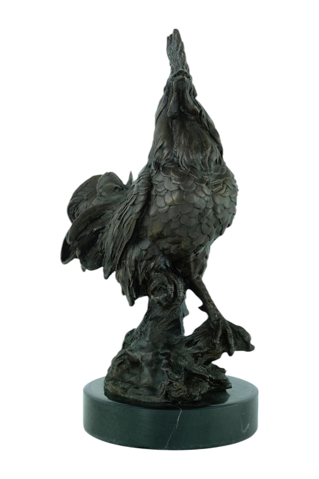 Bronze Sculpture of a Rooster Animal Art Statue Rooster Decoration Animal Sculpture Farm Animal Decoration Hunting Sculpture Animal Art