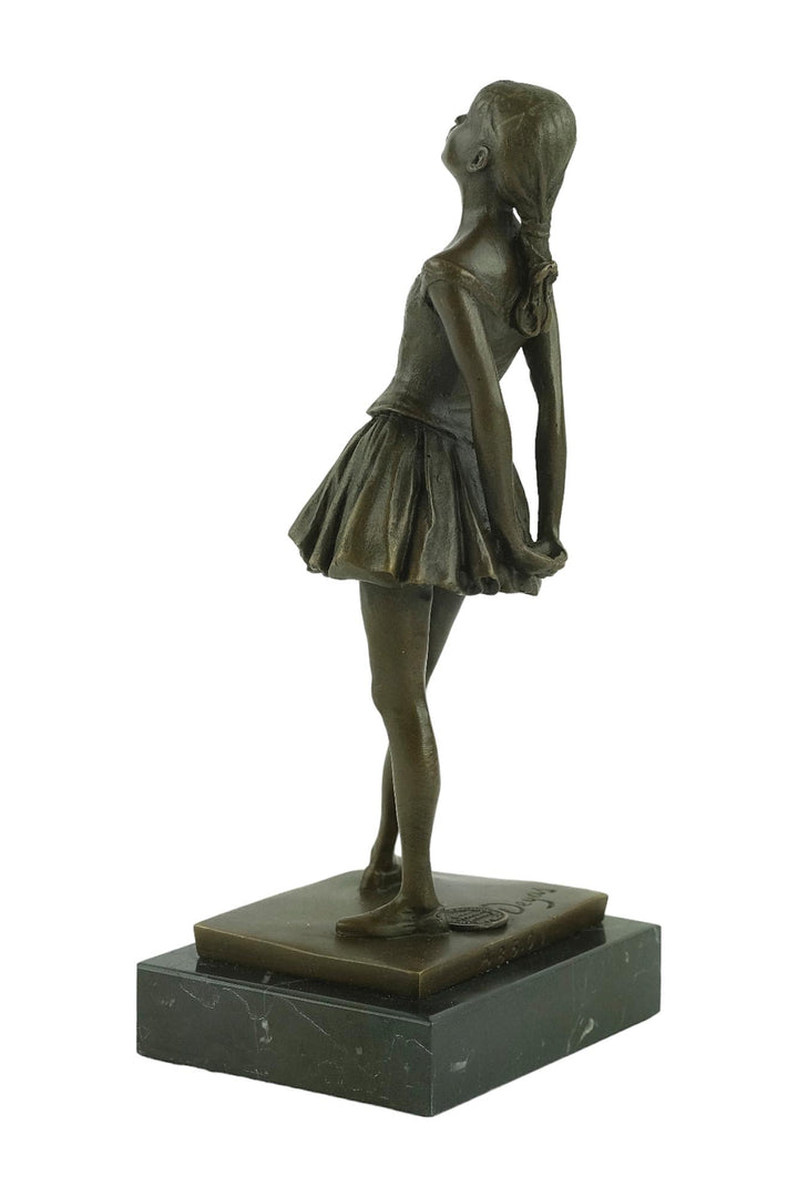 Bronze Sculpture of a Ballerina Inspired by Degas Bronze Art Statue Dancer Aged Fourteen Degas Contemporary Art Ballerina Gift Bronze Dancer