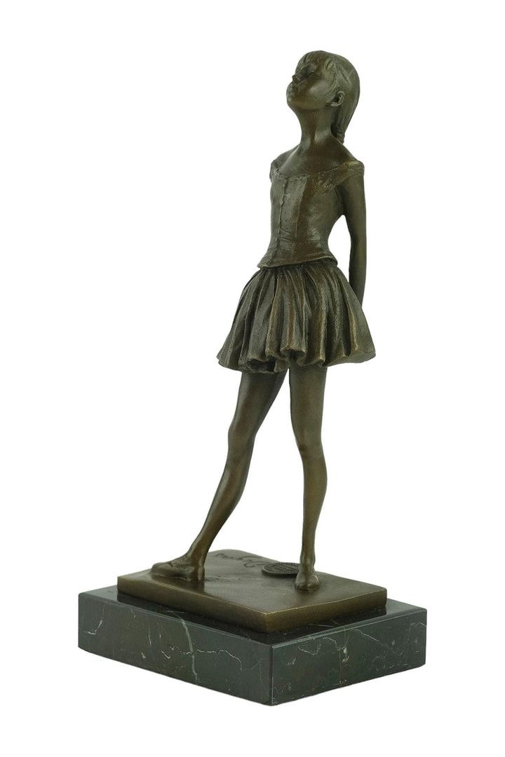 Bronze Sculpture of a Ballerina Inspired by Degas Bronze Art Statue Dancer Aged Fourteen Degas Contemporary Art Ballerina Gift Bronze Dancer