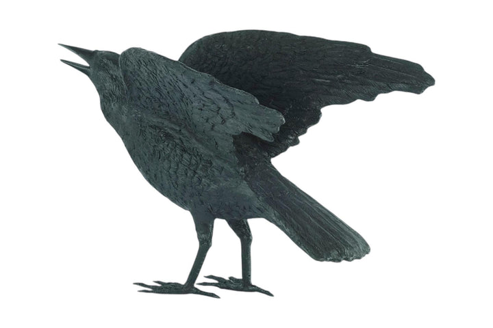 Lifesize Bronze Sculpture of a Raven Animal Art Statue Bronze Raven Sculpture Animal Sculpture Raven Lovers Gift Raven Bird Art Statue
