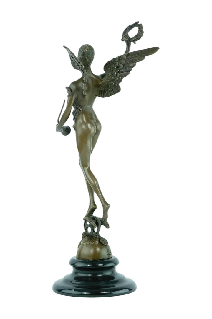Bronze Sculpture of the Winged Victory Mythology Art Statue Bronze Victory Statue Winged Female Statue Art Sculpture Victory of Samothrace