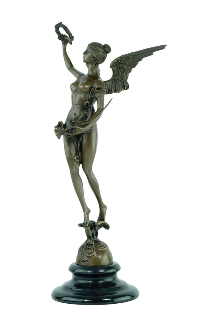 Bronze Sculpture of the Winged Victory Mythology Art Statue Bronze Victory Statue Winged Female Statue Art Sculpture Victory of Samothrace