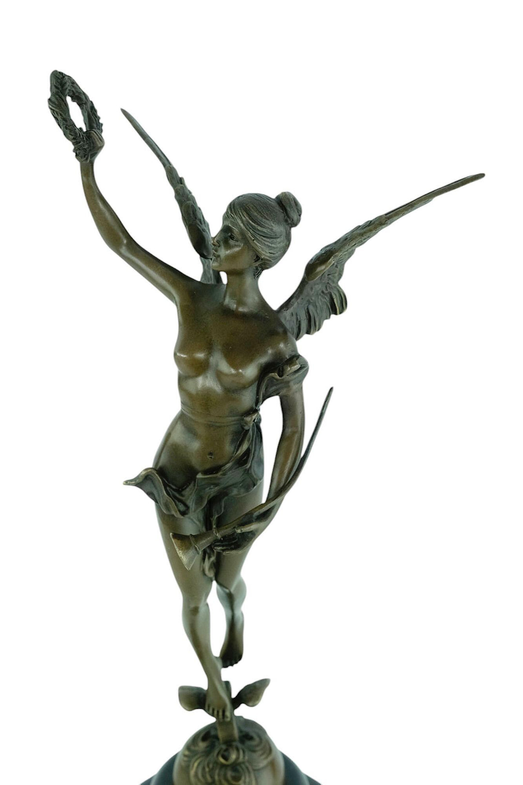 Bronze Sculpture of the Winged Victory Mythology Art Statue Bronze Victory Statue Winged Female Statue Art Sculpture Victory of Samothrace