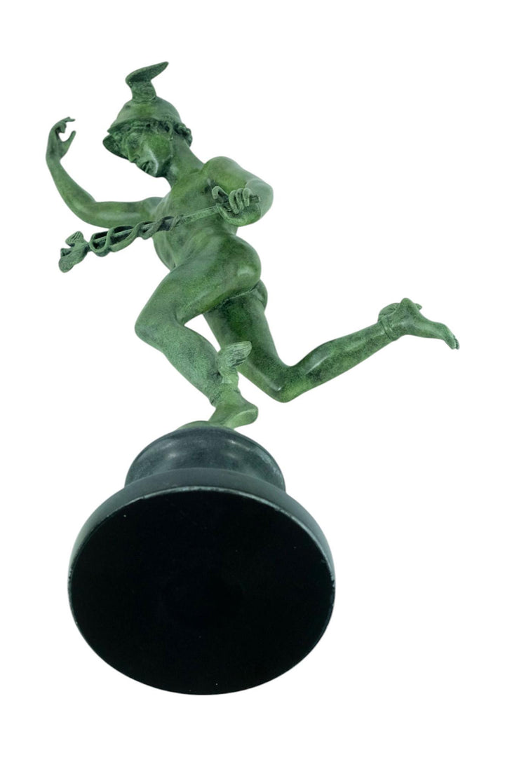 Bronze Sculpture of Mercury Mythology Statue Bronze Mercury Sculpture Inspired by Giambologna Roman Mythology God of Trade Ancient Sculpture