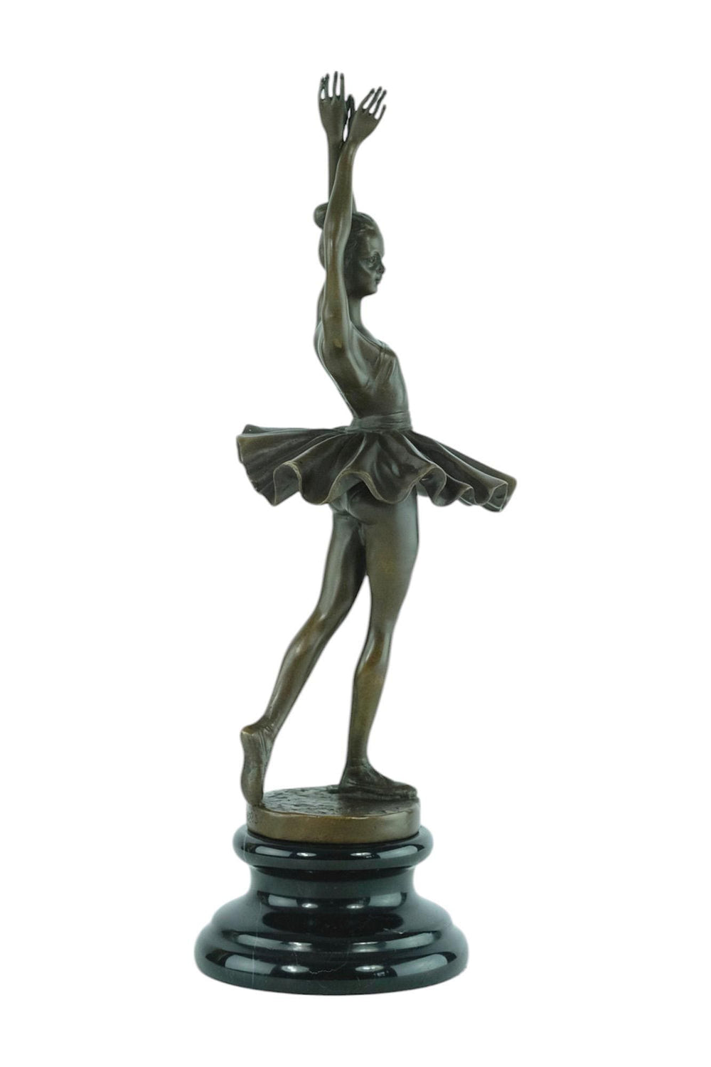 Bronze Sculpture of a Ballerina in a Graceful Pose Contemporary Art Statue Ballerina Gift Bronze Ballet Sculpture Milo Figurine Ballerina