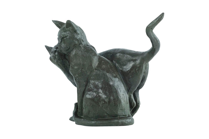 Bronze Sculpture of Two Cuddling Cats Animal Art Statue Bronze Cat Sculpture Cat Lovers Gift Cat Decoration Cat Gift Bronze Animal Sculpture