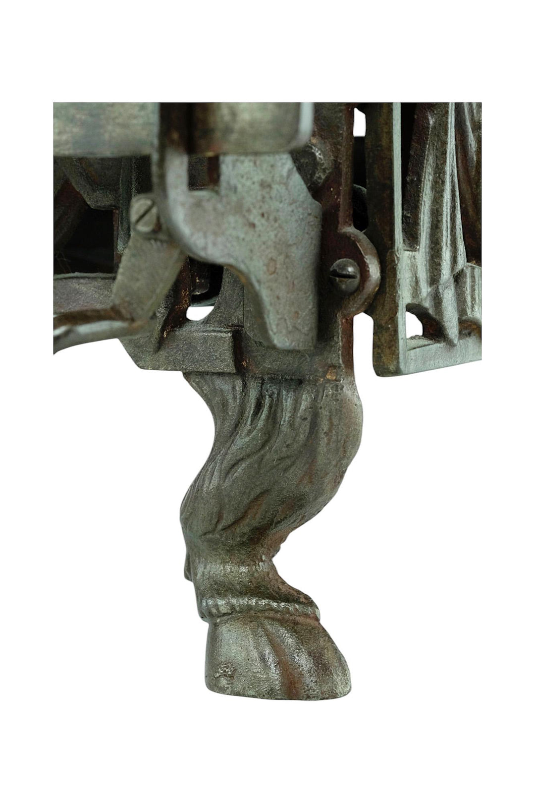 Rare Antique Iron Baby Scale on Goat Legs by Velot & Putzeys in Belgium Decorative Baby Scale Antique Baby Scale Vintage Decoration Iron Art