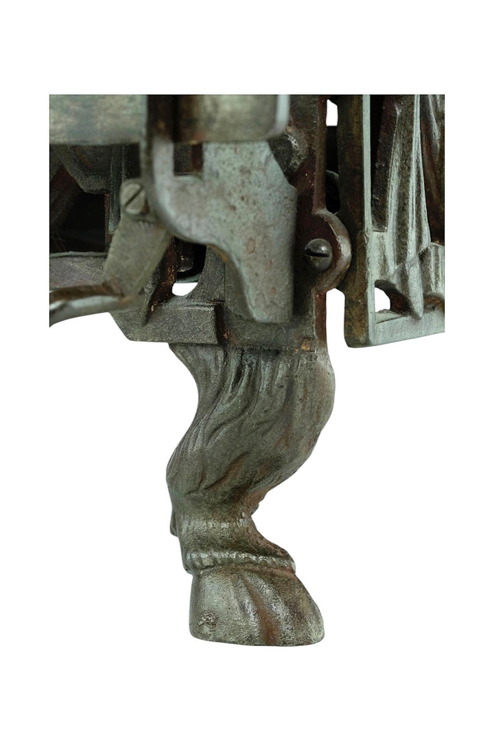 Rare Antique Iron Baby Scale on Goat Legs by Velot & Putzeys in Belgium Decorative Baby Scale Antique Baby Scale Vintage Decoration Iron Art