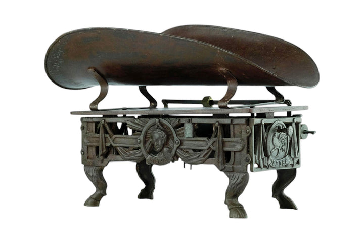 Rare Antique Iron Baby Scale on Goat Legs by Velot & Putzeys in Belgium Decorative Baby Scale Antique Baby Scale Vintage Decoration Iron Art