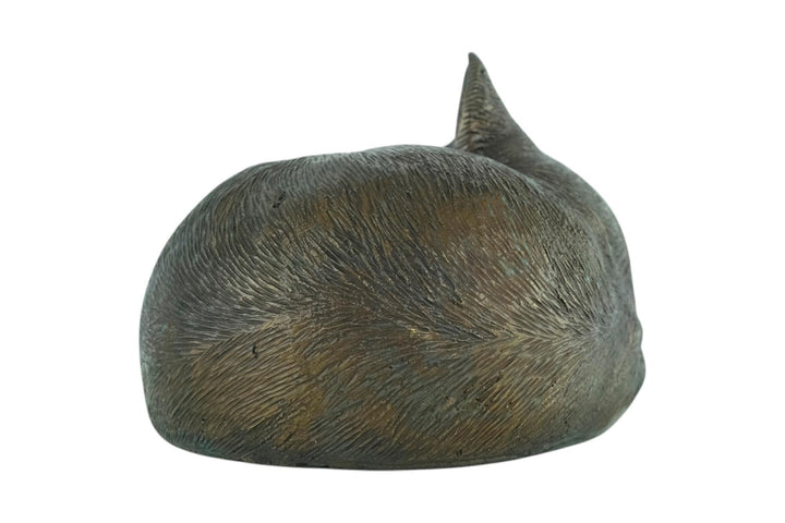 Bronze Sculpture of a Sleeping Cat Animal Art Statue Bronze Cat Sculpture Cat Lovers Gift Cat Decoration Bronze Cat Statue Sleeping Cat Art