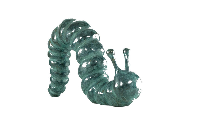Bronze Sculpture of a Caterpillar Garden Sculpture Animal Art Statue Caterpillar Sculpture in Bronze Outdoor Animal Statue Bronze Statue