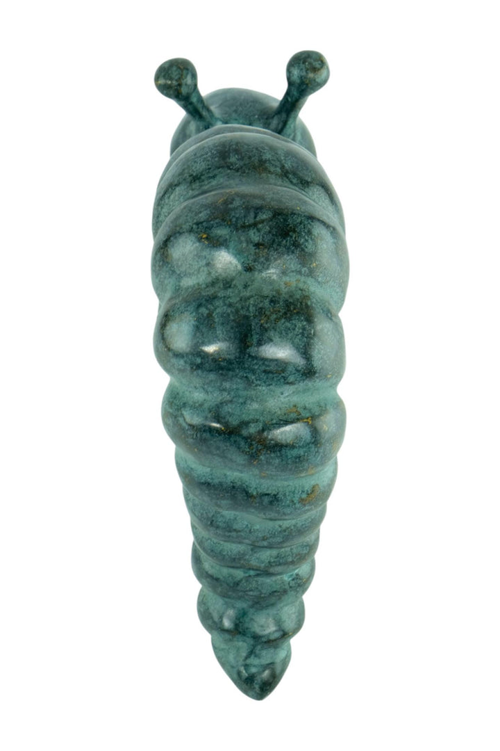 Bronze Sculpture of a Caterpillar Garden Sculpture Animal Art Statue Caterpillar Sculpture in Bronze Outdoor Animal Statue Bronze Statue