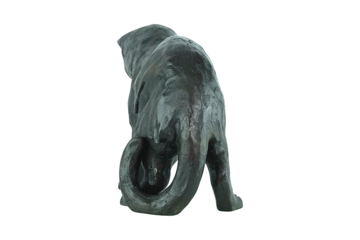Bronze Sculpture of a Playing Cat Animal Art Statue Bronze Cat Statue Cat Lovers Gift Animal Sculpture Cat with Ball Sculpture Cat Gift