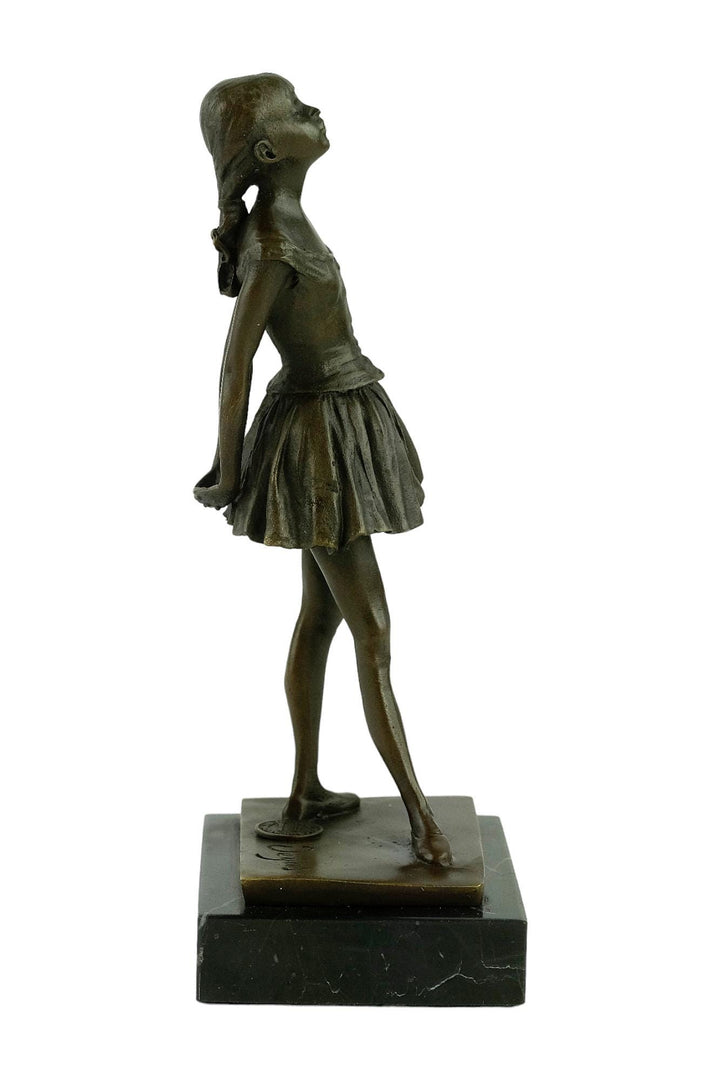 Bronze Sculpture of a Ballerina Inspired by Degas Bronze Art Statue Dancer Aged Fourteen Degas Contemporary Art Ballerina Gift Bronze Dancer