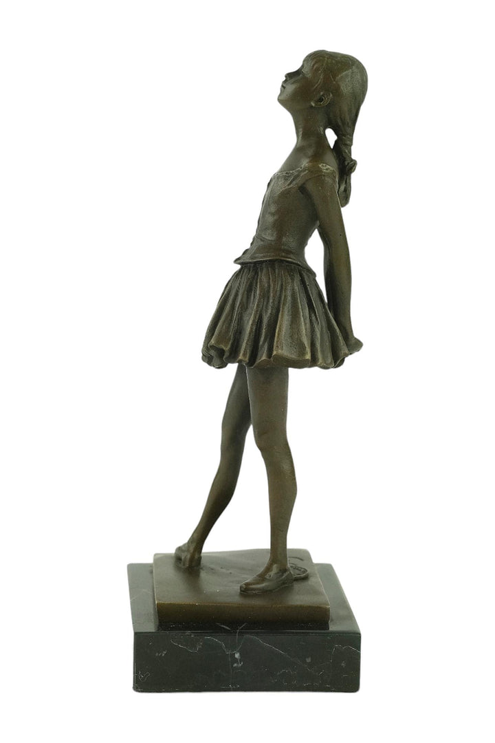 Bronze Sculpture of a Ballerina Inspired by Degas Bronze Art Statue Dancer Aged Fourteen Degas Contemporary Art Ballerina Gift Bronze Dancer