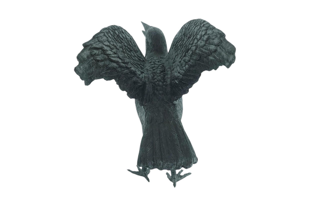 Lifesize Bronze Sculpture of a Raven Animal Art Statue Bronze Raven Sculpture Animal Sculpture Raven Lovers Gift Raven Bird Art Statue
