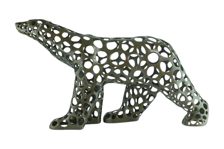 Modern Bronze Sculpture of a Polar Bear inspired by Francois Pompon Animal Art Bronze Polar Bear Statue Animal Sculpture Contemporary Art
