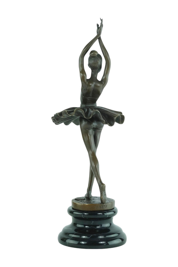 Bronze Sculpture of a Ballerina in a Graceful Pose Contemporary Art Statue Ballerina Gift Bronze Ballet Sculpture Milo Figurine Ballerina