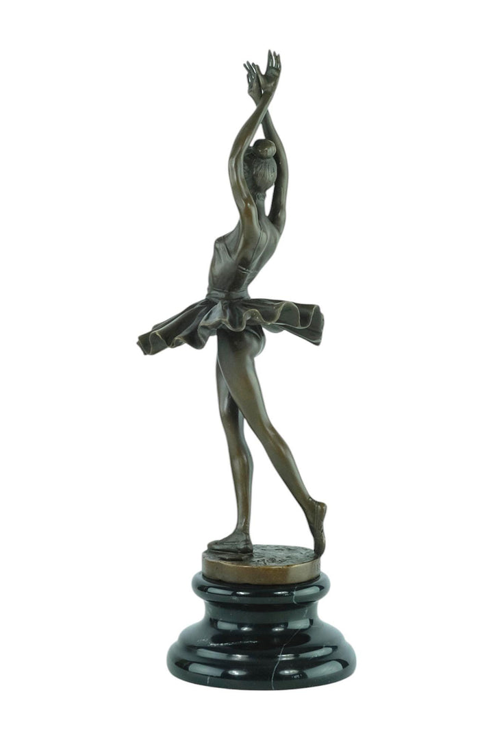 Bronze Sculpture of a Ballerina in a Graceful Pose Contemporary Art Statue Ballerina Gift Bronze Ballet Sculpture Milo Figurine Ballerina