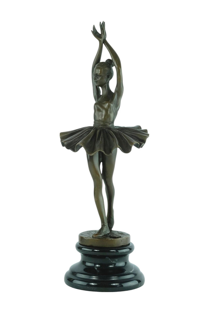 Bronze Sculpture of a Ballerina in a Graceful Pose Contemporary Art Statue Ballerina Gift Bronze Ballet Sculpture Milo Figurine Ballerina