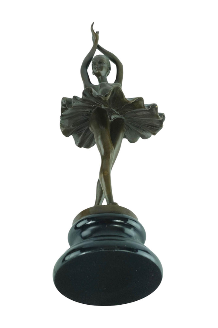 Bronze Sculpture of a Ballerina in a Graceful Pose Contemporary Art Statue Ballerina Gift Bronze Ballet Sculpture Milo Figurine Ballerina