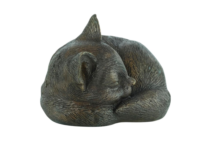 Bronze Sculpture of a Sleeping Cat Animal Art Statue Bronze Cat Sculpture Cat Lovers Gift Cat Decoration Bronze Cat Statue Sleeping Cat Art