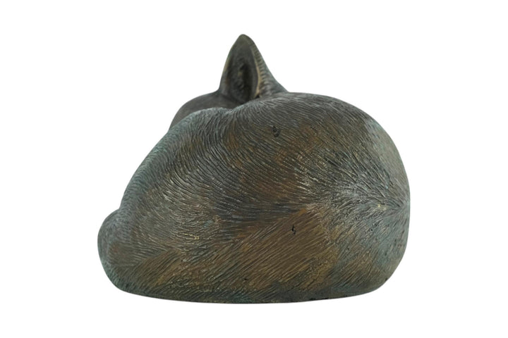 Bronze Sculpture of a Sleeping Cat Animal Art Statue Bronze Cat Sculpture Cat Lovers Gift Cat Decoration Bronze Cat Statue Sleeping Cat Art