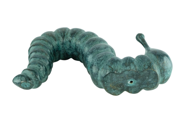Bronze Sculpture of a Caterpillar Garden Sculpture Animal Art Statue Caterpillar Sculpture in Bronze Outdoor Animal Statue Bronze Statue