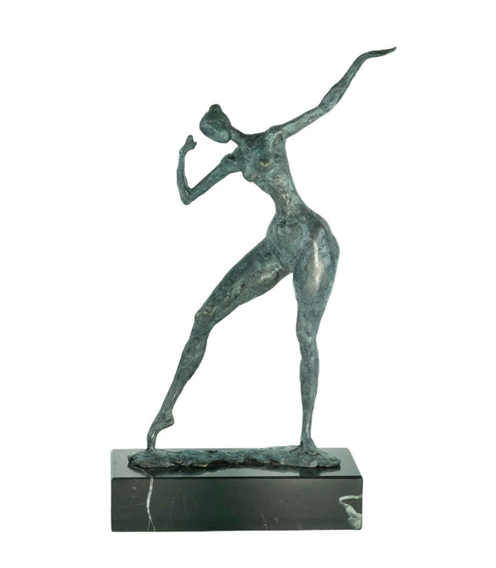 Modern Bronze Sculpture of a Female Striking a Pose Contemporary Art Statue Bronze Female Statue Modern Female Sculpture Large Art Statue