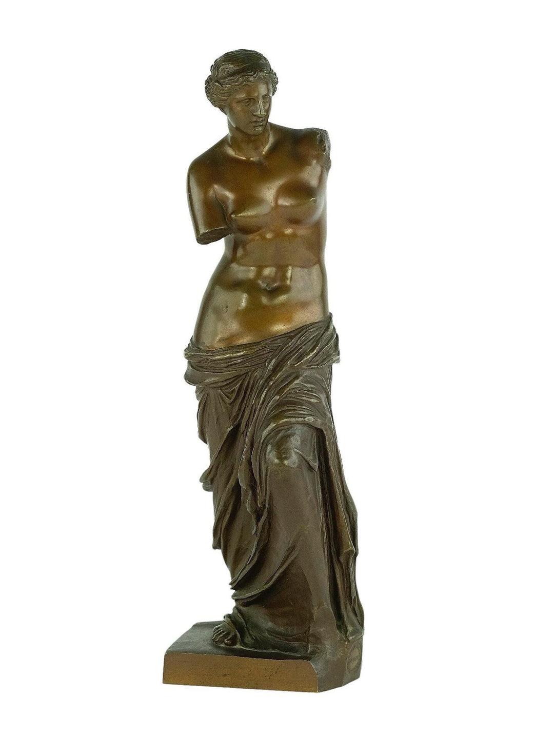 Antique Bronze Sculpture Venus of Milo Roman Goddess Statue Louvre Bronze Venus Statue Bellair and Co Berlin 19th Century Sculpture Art