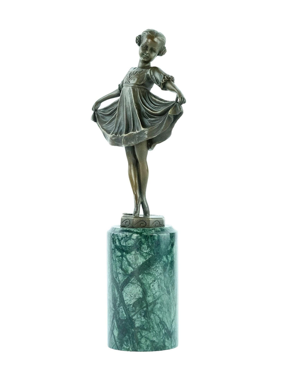 Bronze Ballerina Statue Little Ballet Dancer Figurine Bronze Art Deco Ballerina Sculpture Ferdinand Preiss Ballet Lovers Gift Ballerina Deco