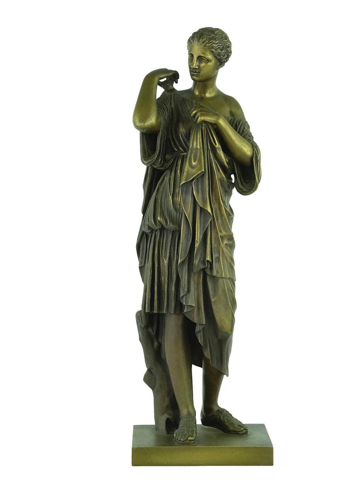 Antique Bronze Sculpture of Diana of Gabii Roman Mythology Statue Bronze Diana Sculpture Artemis Statue Diana of Gabies Sculpture Antique