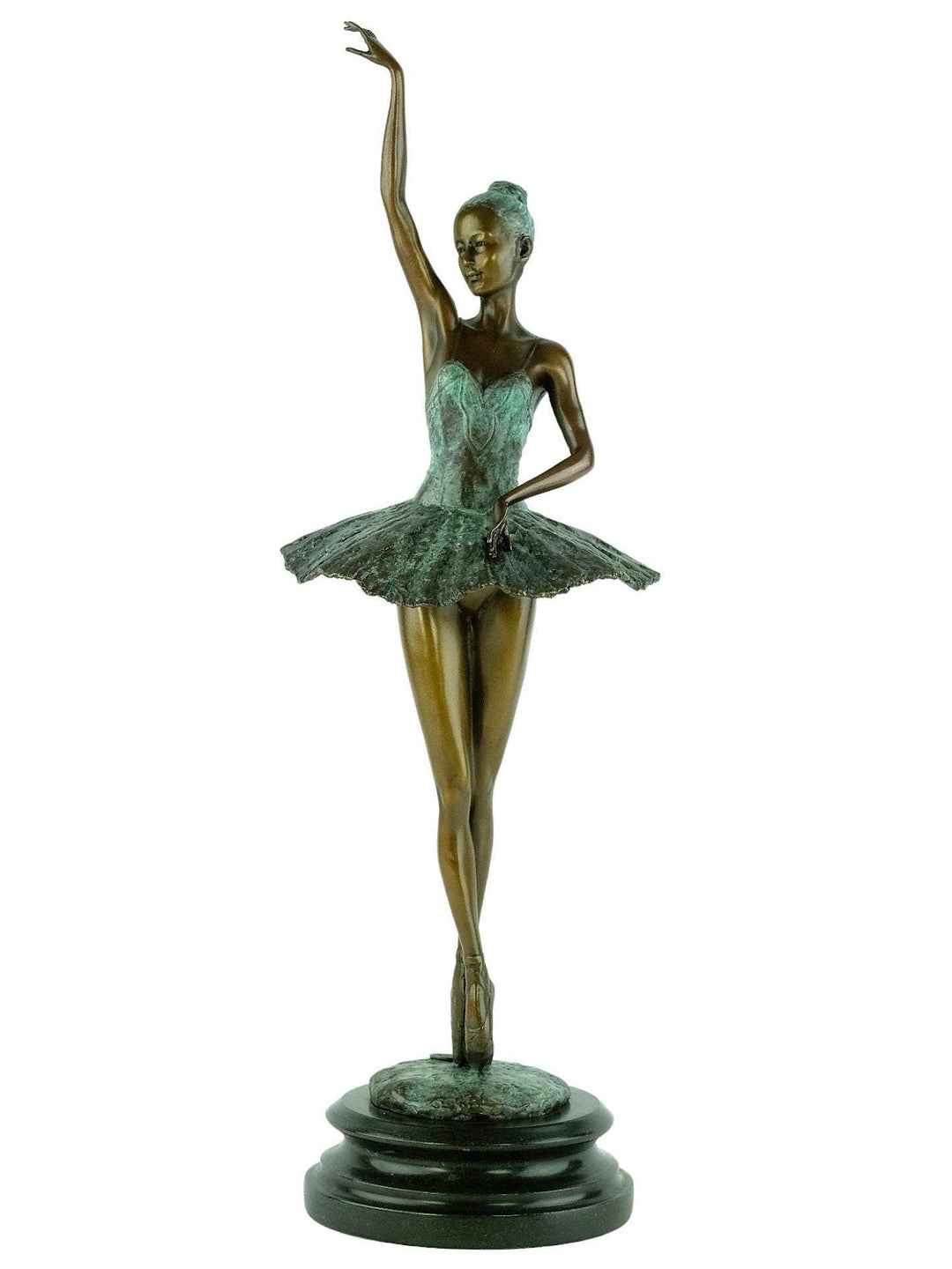 Bronze Ballerina Sculpture Graceful Ballet Dancer Statue Bronze Milo Sculpture Ballet Lovers Gift Dancing Female Sculpture Modern Art Statue