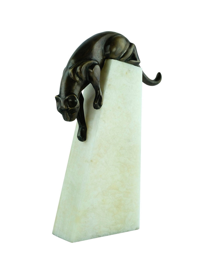 Bronze Panther Sculpture Art Deco Statue Jose Moriano Figurine Descending Panther Sculpture Bronze Panther Art Panther Decoration Art Gift