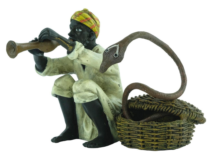 Vienna Bronze Snake Charmer Sculpture Franz Bergman Bronzes Snake Charmer Figurine Oriental Bronze Sculpture Cold Painted Figurine Snake Art