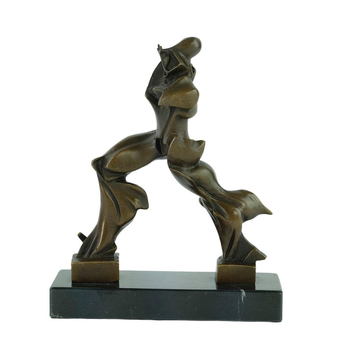 Cubist Bronze Sculpture of a Futuristic Walker Bronze Boccioni Statue Bronze Art Sculpture Futurism Italian Art Figurine Contemporary Art