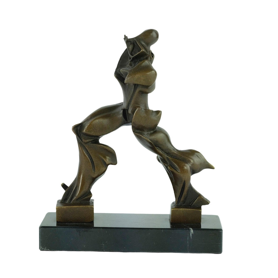 Cubist Bronze Sculpture of a Futuristic Walker Bronze Boccioni Statue Bronze Art Sculpture Futurism Italian Art Figurine Contemporary Art