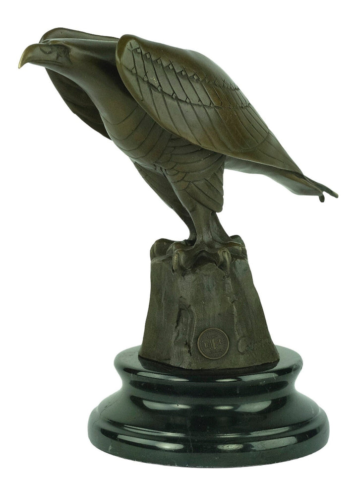 Bronze Eagle Sculpture in Art Deco Style Bronze Altorf Statue Animal Art Figurine Bronze Eagle Statue Eagle Lovers Gift Eagle Decoration Art