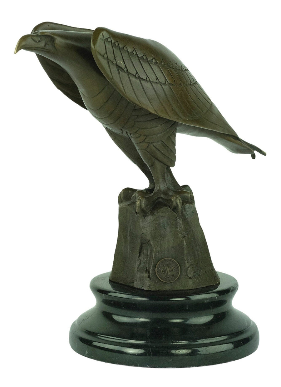 Bronze Eagle Sculpture in Art Deco Style Bronze Altorf Statue Animal Art Figurine Bronze Eagle Statue Eagle Lovers Gift Eagle Decoration Art